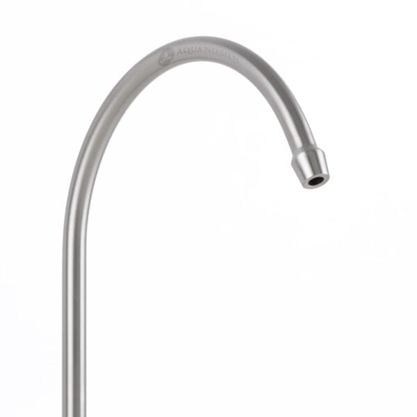 1 Wege Edelstahl Wasserhahn Aqua Nobilis Enya / Yara Detailansicht Auslauf