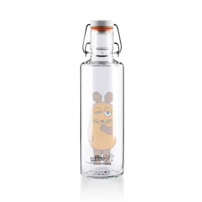 Soulbottle Die Maus (0,6 Liter) Glasflasche mit Bügelverschluss Rückansicht