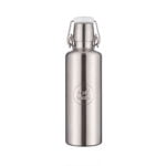 Soulbottle Steel Insulated Grey (0,6 l) Edelstahl Thermosflasche Frontansicht